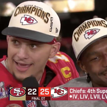 Patrick Mahomes Revealed Mecole Hardman Didn’t Know He Made Super Bowl-Winning TD